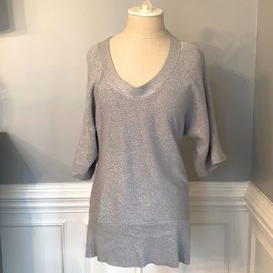 White House Black Market Silver sweater